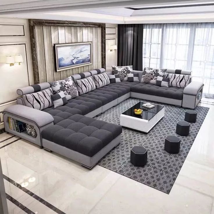 Luxury Modern L-Shape Corner Sofa
