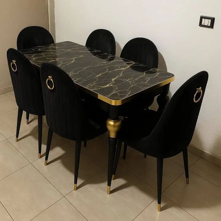 Premium Wooden & Marble Top Dining Table | Decorea Home