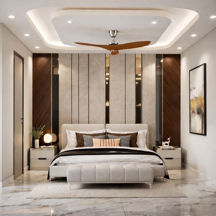 Custom Velvet Fabric Bed Wall Panels | Decorea Home
