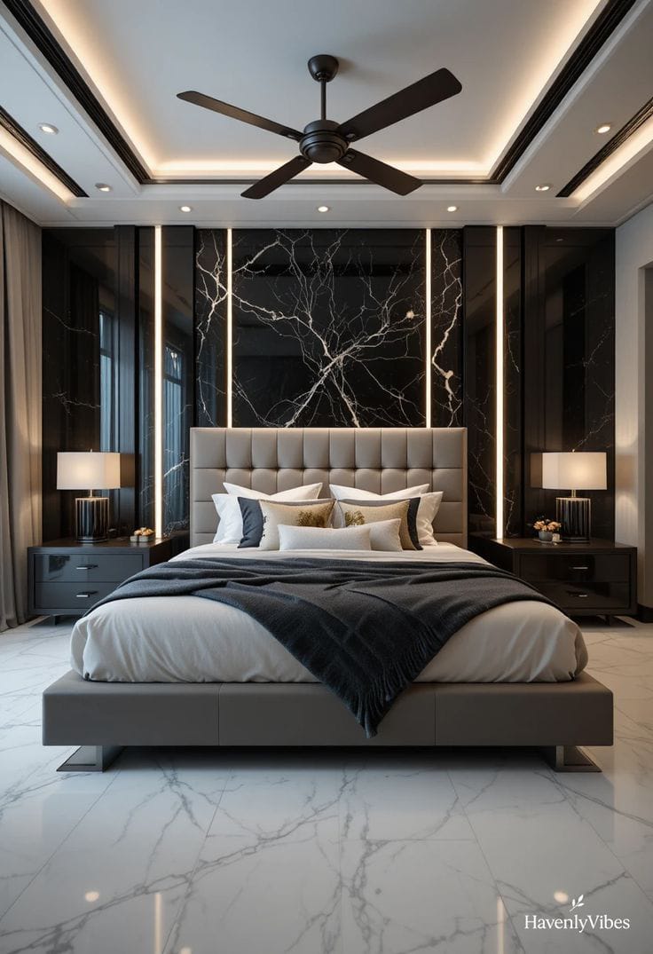 Custom Velvet Fabric Bed Wall Panels | Decorea Home