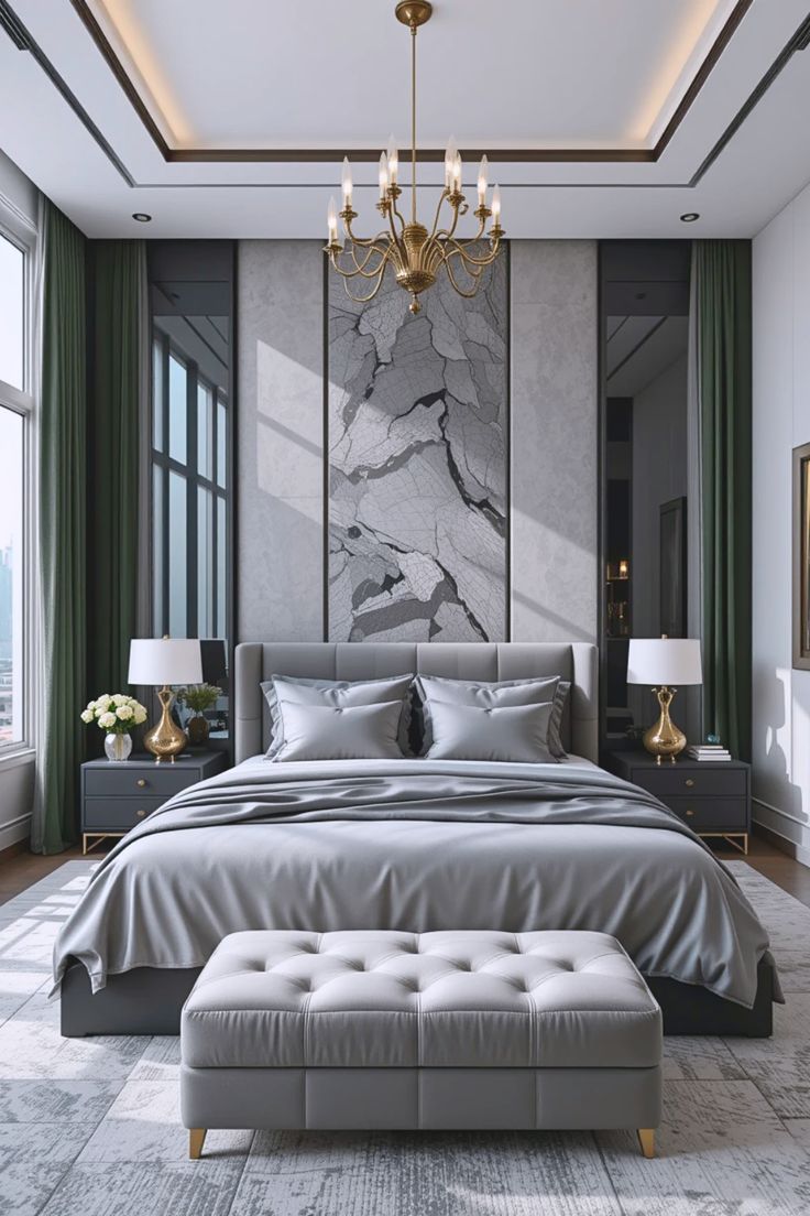 Custom Velvet Fabric Bed Wall Panels | Decorea Home