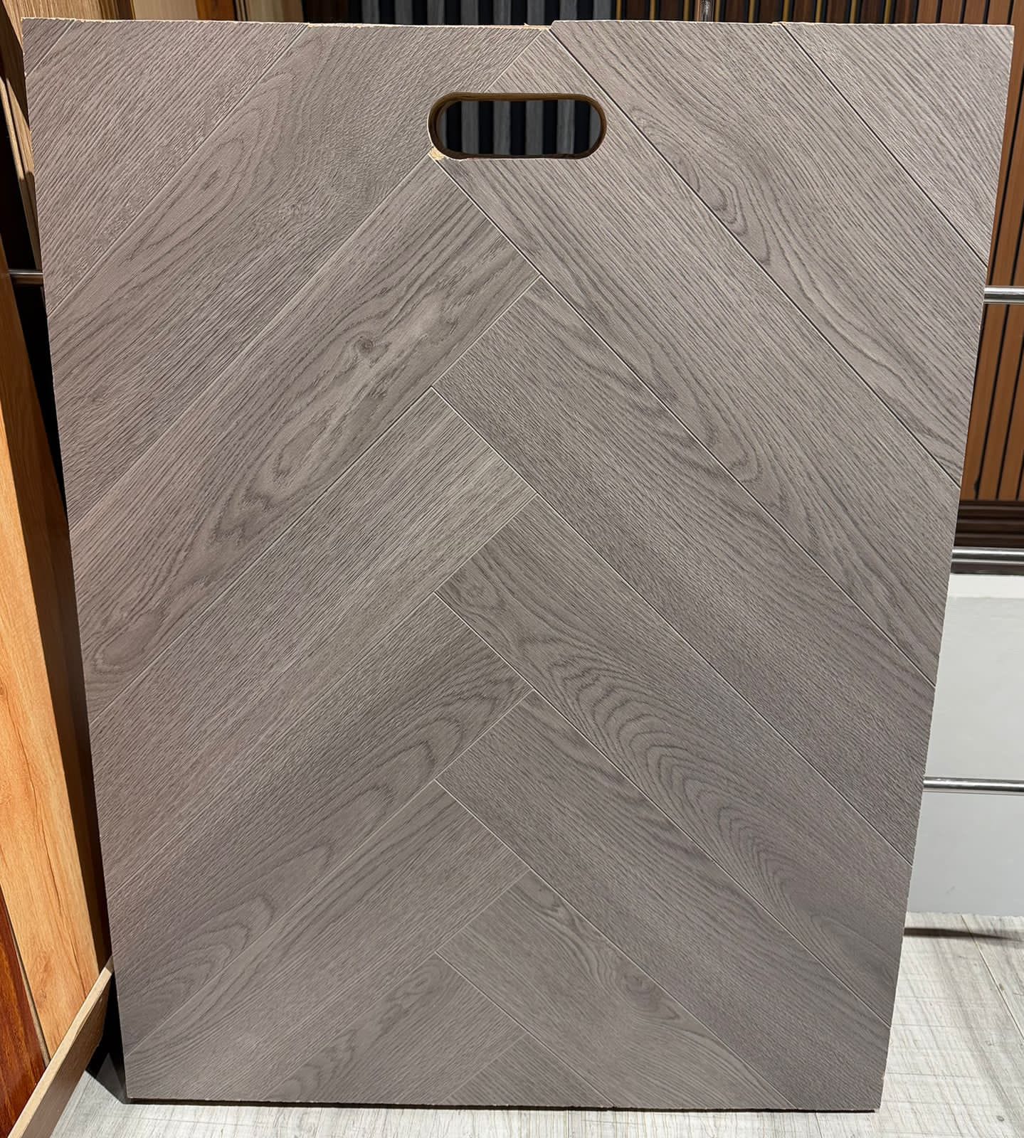 Modern Herringbone & Oak Wood Laminate Flooring | Decorea Home