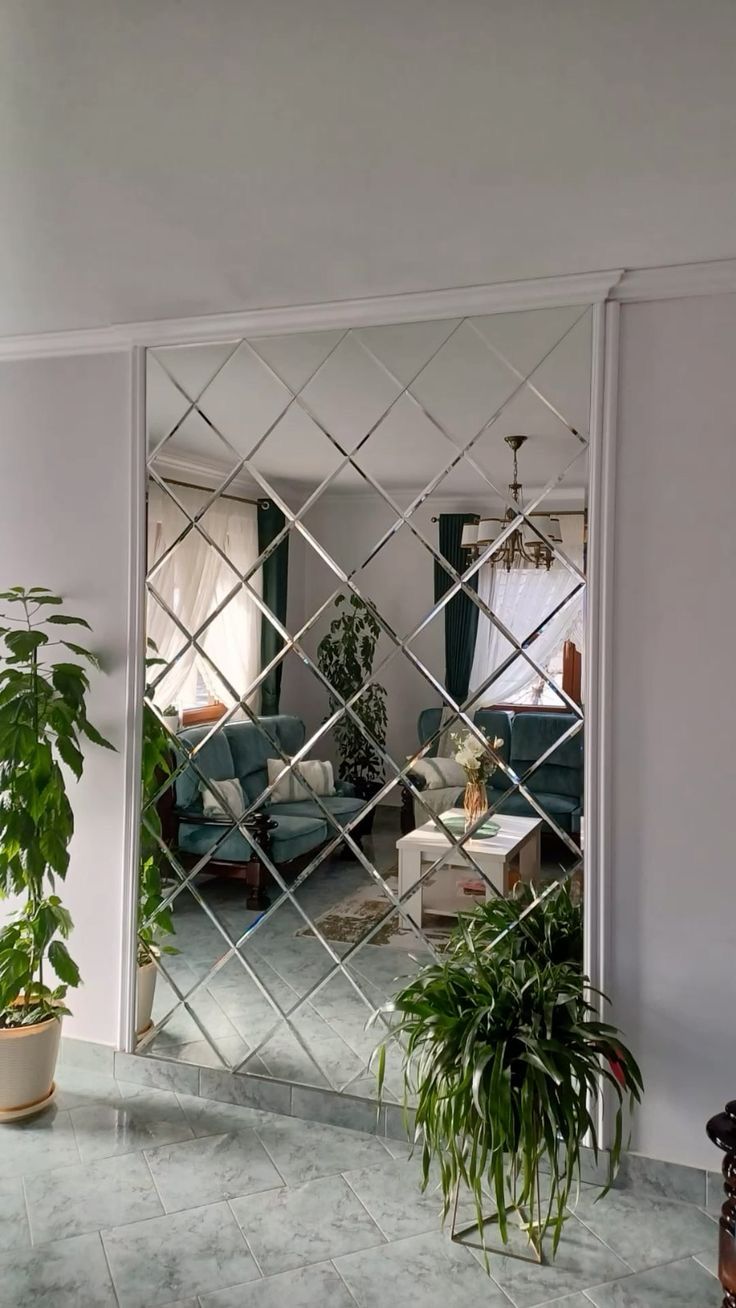 Decorea Home Modern Decorative Wall Mirror for Living Room & Bedroom