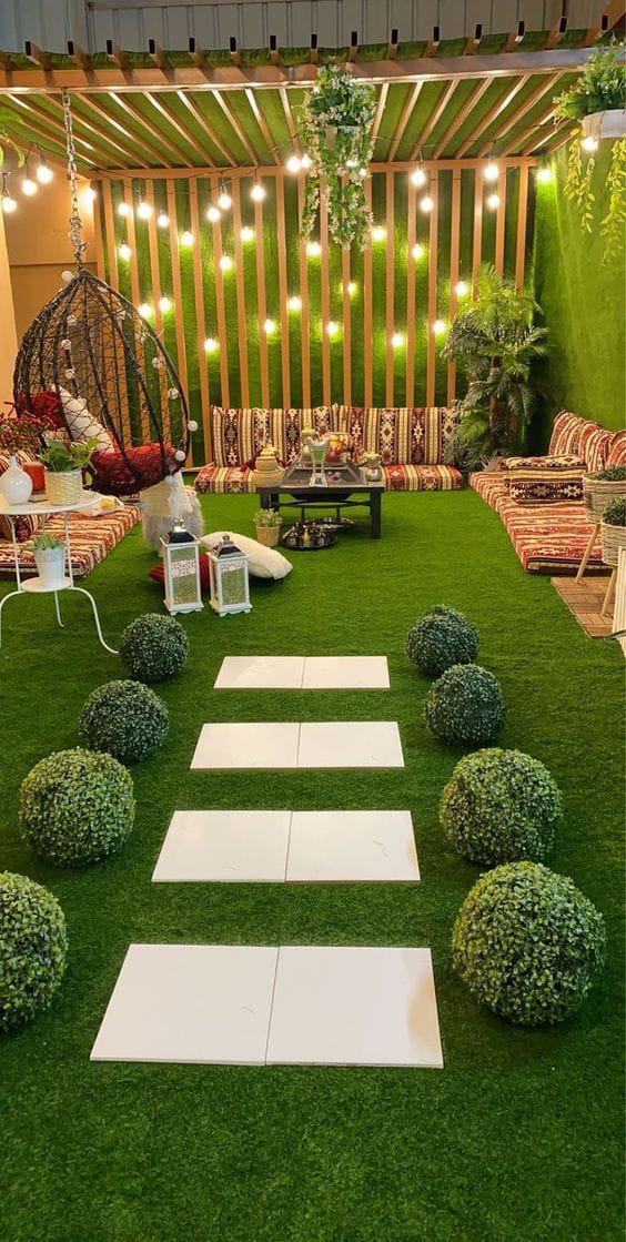 High-Density Synthetic Lawn Turf for Balcony & Garden | Decorea Home